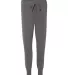 197 8432 Omega Stretch Terry Women's Pants Charcoal Triblend front view