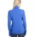 197 8433 Omega Stretch Terry Women's Quarter-Zip P in Royal triblend back view