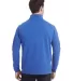 197 8434 Omega Stretch Terry Quarter-Zip Pullover in Royal triblend back view