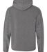 197 8435 Omega Stretch Terry Hooded Pullover Charcoal Triblend back view