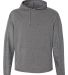 197 8435 Omega Stretch Terry Hooded Pullover Charcoal Triblend front view