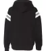 197 8847 Vintage Athletic Hooded Sweatshirt Black back view