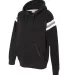 197 8847 Vintage Athletic Hooded Sweatshirt Black side view