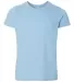 2201W Youth Fine Jersey T-Shirt BABY BLUE front view