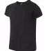 2201W Youth Fine Jersey T-Shirt BLACK side view