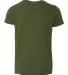 2201W Youth Fine Jersey T-Shirt OLIVE back view