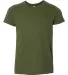 2201W Youth Fine Jersey T-Shirt OLIVE front view