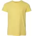 2201W Youth Fine Jersey T-Shirt SUNSHINE front view