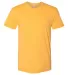 BB401W 50/50 T-Shirt HEATHER GOLD front view