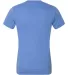 BB401W 50/50 T-Shirt HTHR LAKE BLUE back view