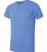 BB401W 50/50 T-Shirt HTHR LAKE BLUE side view