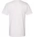 BB401W 50/50 T-Shirt WHITE back view