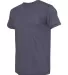BB401W 50/50 T-Shirt HEATHER NAVY side view