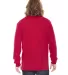 2007W Fine Jersey Long Sleeve T-Shirt Red back view