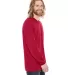 2007W Fine Jersey Long Sleeve T-Shirt Red side view