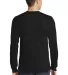 2007W Fine Jersey Long Sleeve T-Shirt Black back view