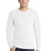 2007W Fine Jersey Long Sleeve T-Shirt White front view