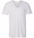 2456W Fine Jersey V-Neck T-Shirt ASH GREY front view