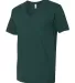 2456W Fine Jersey V-Neck T-Shirt FOREST side view