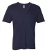 2456W Fine Jersey V-Neck T-Shirt NAVY front view