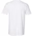 2456W Fine Jersey V-Neck T-Shirt WHITE back view