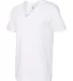 2456W Fine Jersey V-Neck T-Shirt WHITE side view