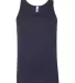BB408W Poly/Cotton Tank NAVY front view