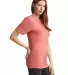 TR401W Triblend Track T-Shirt in Tri-coral side view