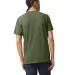 TR401W Triblend Track T-Shirt in Tri-olive back view