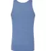 TR408W Triblend Tank ATHLETIC BLUE back view