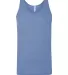 TR408W Triblend Tank ATHLETIC BLUE front view
