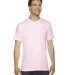 American Apparel 2001W Fine Jersey T-Shirt Light Pink front view