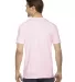 American Apparel 2001W Fine Jersey T-Shirt Light Pink back view