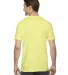 American Apparel 2001W Fine Jersey T-Shirt Lemon back view
