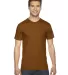 American Apparel 2001W Fine Jersey T-Shirt Camel front view