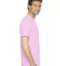 American Apparel 2001W Fine Jersey T-Shirt Pink side view