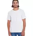 2001ORW Adult Organic Fine Jersey Classic T-Shirt WHITE front view
