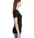American Apparel 23215OW Ladies' Organic Fine Jers BLACK side view