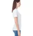 2356W Ladies' Fine Jersey Short Sleeve Classic V-N WHITE side view
