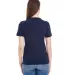 2356W Ladies' Fine Jersey Short Sleeve Classic V-N NAVY back view
