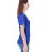 2356W Ladies' Fine Jersey Short Sleeve Classic V-N LAPIS side view