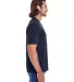 24321W Unisex Fine Jersey Short Sleeve Classic V-N Navy side view