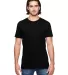 2011W Unisex Power Washed T-Shirt Black front view