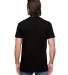 2011W Unisex Power Washed T-Shirt Black back view
