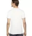 PL401W Unisex Sublimation T-Shirt White back view