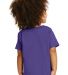 Port & Company CAR54T Toddler Core Cotton Tee in Purple back view