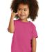 Port & Company CAR54T Toddler Core Cotton Tee Sangria front view