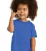 Port & Company CAR54T Toddler Core Cotton Tee Royal front view