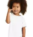Port & Company CAR54T Toddler Core Cotton Tee White front view