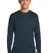 244 PC380LS Port & Company  Long Sleeve Performanc Deep Navy front view